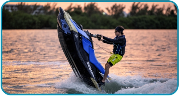 Skútr vodní Sea-Doo SPARK TRIXX 1-up iBR 90hp modrý