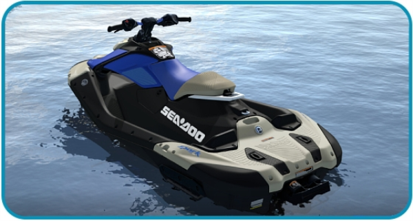 Skútr vodní Sea-Doo SPARK TRIXX 1-up iBR 90hp modrý